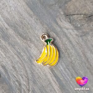 Banan-berlock - Charmigt platt hänge i bananform