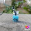 Boba-berlock - Miniatyrglas med mjölk/te i olika vackra färger - Bild 8