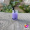 Boba-berlock - Miniatyrglas med mjölk/te i olika vackra färger - Bild 6